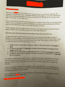 This image shows a zoomed out copy of the handout mentioned in this essay.